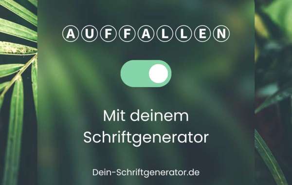 Dein-Schriftgenerator.de bietet maßgeschneiderte Schriftarten für jedes Social Media Profil